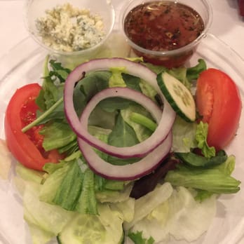Polish Nook - House salad with amazing house dressing and crumbly blue cheese - Polish Near Me - Niagara Falls, New York