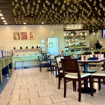 Saffron Columbus - A quick glance at the lunch buffet and quaint, warm seating. - Indian Near Me - Columbus, Georgia Saffron Columbus - A quick glance at the lunch buffet and quaint, warm seating. - Indian Near Me - Columbus, Georgia