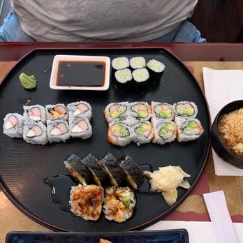 Sushi Palace - Mike got California rolls and crab rolls and cucumber rolls and fried rice it was delicious very good!!! - Sushi Bars Near Me - Jacksonville Beach, Florida Sushi Palace - Mike got California rolls and crab rolls and cucumber rolls and fried rice it was delicious very good!!! - Sushi Bars Near Me - Jacksonville Beach, Florida