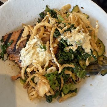 The Stand - American Classics Redefined - Miso Salmon Bowl - New American Near Me - Valencia, California The Stand - American Classics Redefined - Miso Salmon Bowl - New American Near Me - Valencia, California