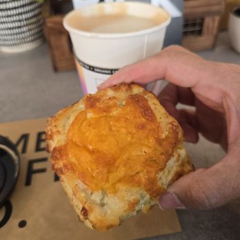 Ambee Coffee - Cheddar Scallion Scone - Coffee & Tea Near Me - Somerville, New Jersey