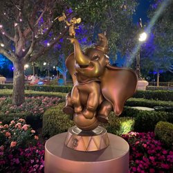 Let’s Talk Travel - Disney World's 50th anniversary bronze statue collection starring Dumbo.