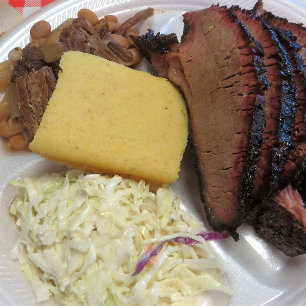 Petty's BBQ - Authentic Texas Style Barbecue - two meat plate of awesome succulent pork ribs and almost as good brisket...nice bark - Barbeque Near Me - Killeen, Texas Petty's BBQ - Authentic Texas Style Barbecue - two meat plate of awesome succulent pork ribs and almost as good brisket...nice bark - Barbeque Near Me - Killeen, Texas