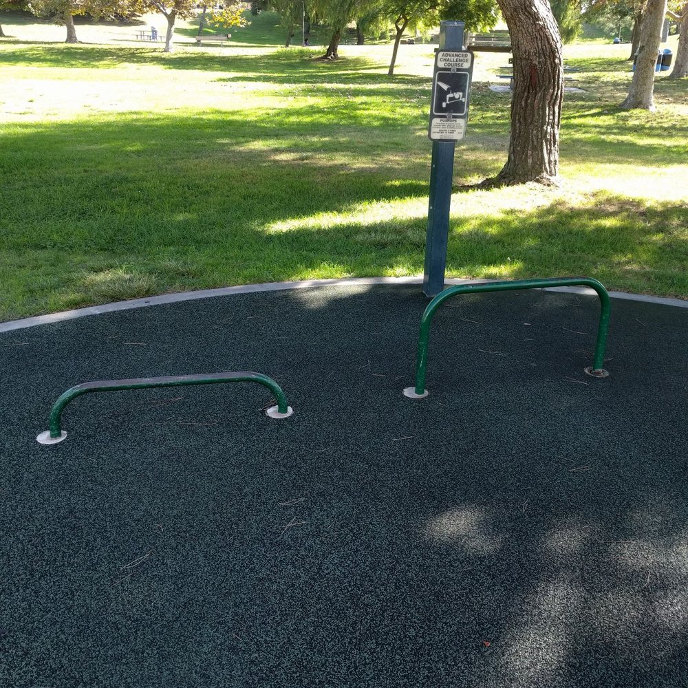 Delthorne Park - Push up bars... In case you don't want to do that on the floor - Parks Near Me - Torrance, California Delthorne Park - Push up bars... In case you don't want to do that on the floor - Parks Near Me - Torrance, California