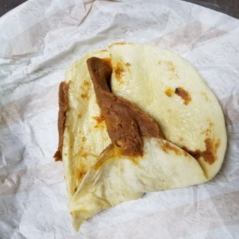 Taco Bueno - Empty of cheese, hope you like just beans - Mexican Near Me - Burleson, Texas