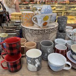 Cute mugs and dishes