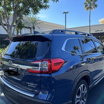 Ps Mobile Window Tint - Back view of our tinted Subaru - Car Window Tinting Near Me - Placentia, California