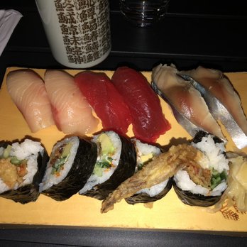 SanKai Sushi - Yellowtail, tuna, Saba and a spider roll - Sushi Bars Near Me - Edmonds, Washington SanKai Sushi - Yellowtail, tuna, Saba and a spider roll - Sushi Bars Near Me - Edmonds, Washington