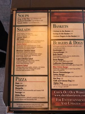 Menu photo 5 Sheridan's Restaurant and Tavern Newton, NJ