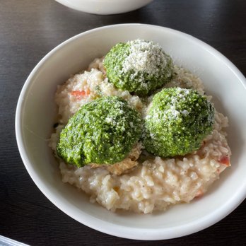 The Blackstone Meatball - Risotto with Pesto Chicken Bowl - Italian Near Me - Omaha, Nebraska The Blackstone Meatball - Risotto with Pesto Chicken Bowl - Italian Near Me - Omaha, Nebraska