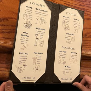The Sage & Drifter - Beautiful, curated menu - Cocktail Bars Near Me - San Francisco, California
