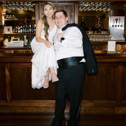 Ao Dai Bridal & Beauty - My reception dress was hemmed and bustled by Cô Phien