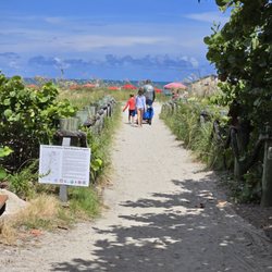 Path to beach, just minutes away!