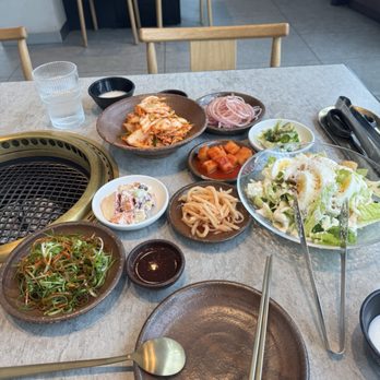 Onkee Korean Grill House - Ban chan (no egg soufflé and lettuce) - Korean Near Me - Honolulu, Hawaii Onkee Korean Grill House - Ban chan (no egg soufflé and lettuce) - Korean Near Me - Honolulu, Hawaii
