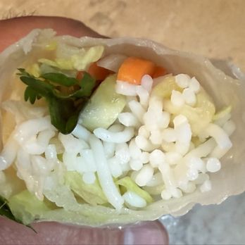 De Sol Coffee & Tea - "Fresh shrimp spring roll" was unfortunately mostly rice. - Coffee & Tea Near Me - Wauwatosa, Wisconsin De Sol Coffee & Tea - "Fresh shrimp spring roll" was unfortunately mostly rice. - Coffee & Tea Near Me - Wauwatosa, Wisconsin