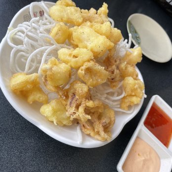 Mio Sushi - Green Tea Calamari - Japanese Near Me - Camas, Washington Mio Sushi - Green Tea Calamari - Japanese Near Me - Camas, Washington