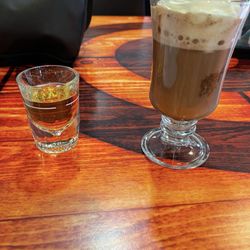 Hillcrest Recreation Centre - Shot of glen and hot cocoa with tip came out to be $11 cad! Such a deal !