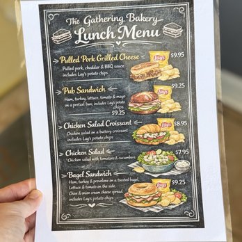 The Gathering Bakery - Lunch menu - Bakeries Near Me - Radcliff, Kentucky The Gathering Bakery - Lunch menu - Bakeries Near Me - Radcliff, Kentucky