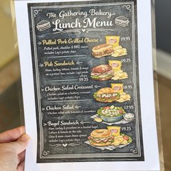 Lunch menu