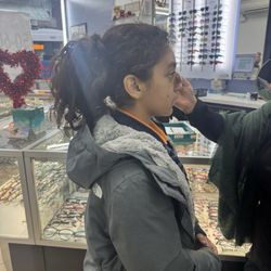 Vision World - Getting fitted for glasses