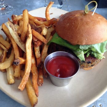 Bluejacket - Veggie burger with fries - Breweries Near Me - Washington, DC, District of Columbia