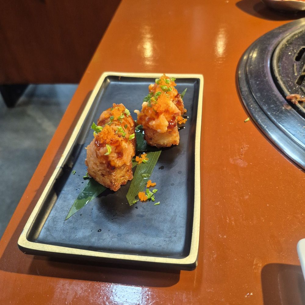 GogiNori - Crispy rice with spicy tuna and salmon - Korean Near Me - Irvine, California GogiNori - Crispy rice with spicy tuna and salmon - Korean Near Me - Irvine, California