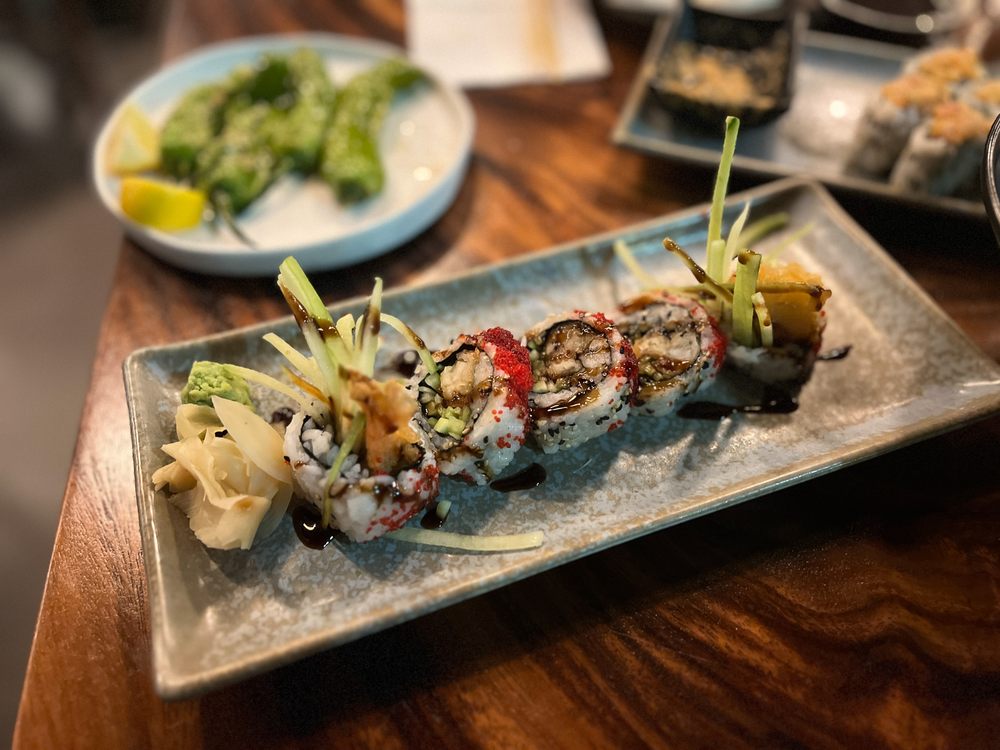 Food from Suram Sushi & Ramen