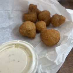 Side of fried mushrooms (this is all it came with for $5)