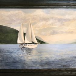 The Conn-Artist Studio & Gallery - Sailing by Barbara Hipwell