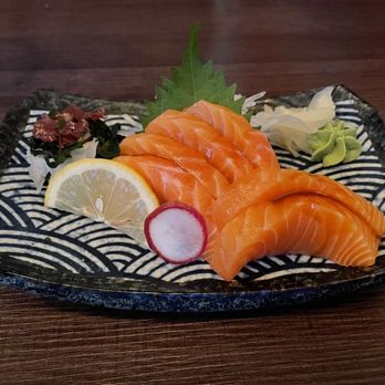 Cozen - Salmon sashimi ($15.00 for 6) - Japanese Near Me - Vancouver, British Columbia Cozen - Salmon sashimi ($15.00 for 6) - Japanese Near Me - Vancouver, British Columbia