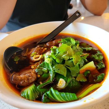 Pan Dumpling House - Spicy beer noodle soup - Chinese Near Me - Corona, California