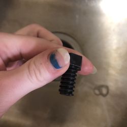 The screw that was found in my iced coffee