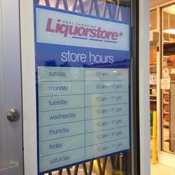 The Real Canadian Liquor Store - Store hours~