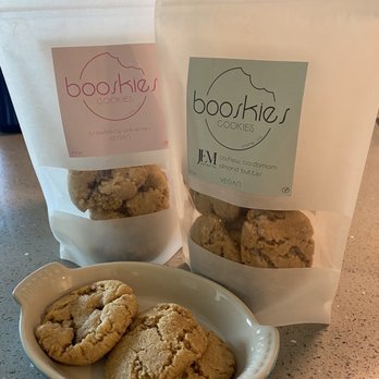 Booskies Cookies - Strawberry cookies and cashew cardamom almond butter cookies - Desserts Near Me Booskies Cookies - Strawberry cookies and cashew cardamom almond butter cookies - Desserts Near Me