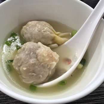 Dim Sum Cafe - Close-up on the Shrimp and Pork Wontons--very good - Dim Sum Near Me - Mesa, Arizona
