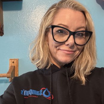 Sampson's - Putting a face to the name. I am Jamie and I am the one you speak to on the phone:). Nice to meet you!! - Plumbing Near Me Sampson's - Putting a face to the name. I am Jamie and I am the one you speak to on the phone:). Nice to meet you!! - Plumbing Near Me