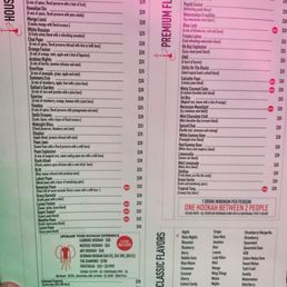 Shisha flavors