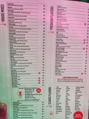 Menu photo 1 Maya Hookah Lounge Edison, NJ