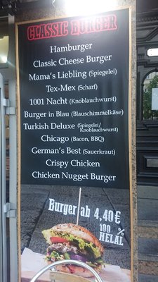 Menu photo 1 Burger Zimmer Berlin, BE