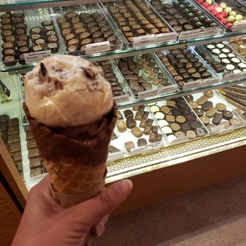 Springdale Candy Company - Moose Tracks Ice Cream in a Chocolate Dipped Waffle Cone - Candy Stores Near Me - Springdale, Utah Springdale Candy Company - Moose Tracks Ice Cream in a Chocolate Dipped Waffle Cone - Candy Stores Near Me - Springdale, Utah