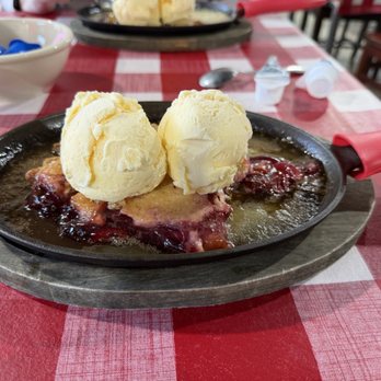 Texan Café & Pie Shop - Cherry Pie hot skillet - Seafood Near Me - Taylor, Texas Texan Café & Pie Shop - Cherry Pie hot skillet - Seafood Near Me - Taylor, Texas