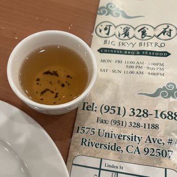 Big Skyy Bistro - Hot tea - Seafood Near Me - Riverside, California Big Skyy Bistro - Hot tea - Seafood Near Me - Riverside, California