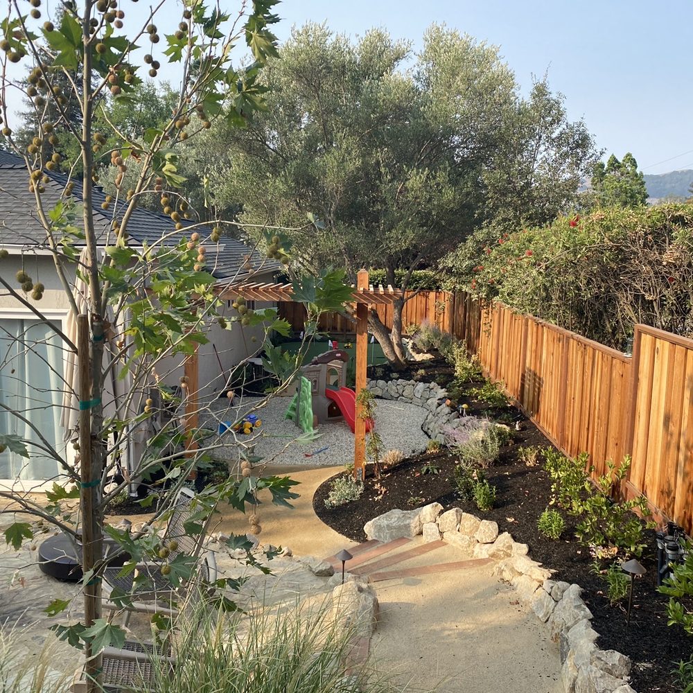 K & B Landscape Services - a view of a backyard - Landscaping Near Me - Pleasanton, California
