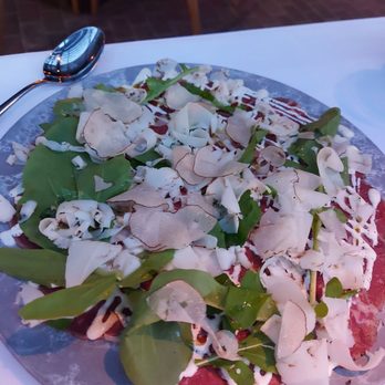 Elisa - Beef Carpaccio - it was OK - Steakhouses Near Me - Vancouver, British Columbia