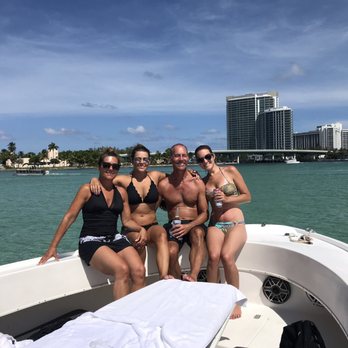 Captain Alain Charters - On the sandbar !! Amazing experience - Boat Charters Near Me - Miami Beach, Florida