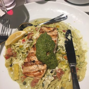 bellagreen - Salmon pasta - New American Near Me - Dallas, Texas