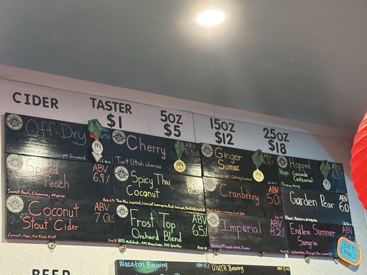 Menu photo 1 Second Summit Hard Cider Millcreek, UT