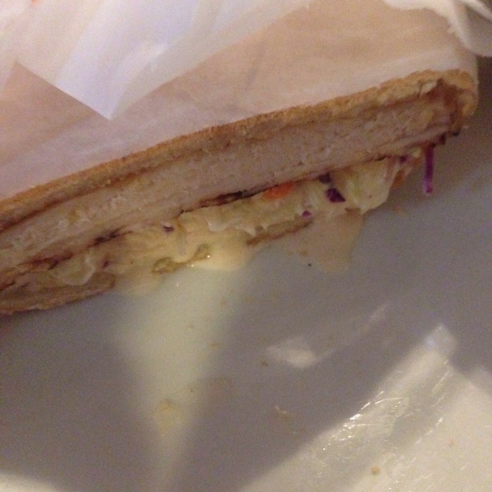 Pinky's - Turkey Reuben pressed on Cuban bread. It was tasty but needs to be pressed. - Coffee & Tea Near Me - Tampa, Florida Pinky's - Turkey Reuben pressed on Cuban bread. It was tasty but needs to be pressed. - Coffee & Tea Near Me - Tampa, Florida