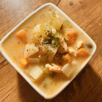 The Soup Dragon - Smoked salmon chowder - Caribbean Near Me - York, Pennsylvania The Soup Dragon - Smoked salmon chowder - Caribbean Near Me - York, Pennsylvania