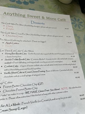 Anything Sweet & More Cafe by null